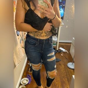 American Eagle Ripped Jeggings